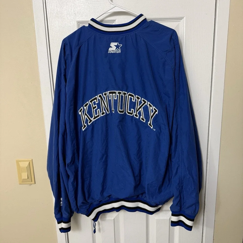 Vintage Kentucky 90's Starter Pullover Windbreaker Size XL Embroidered